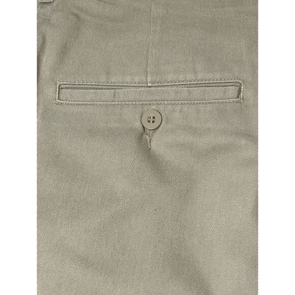 Vtg Wrangler Riata Pants mens W33 L32 Khaki Chino Beige Flat Front - Picture 15 of 15
